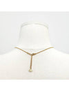 CD logo gold cube necklace 4VDIA33298 - DIOR - BALAAN 5