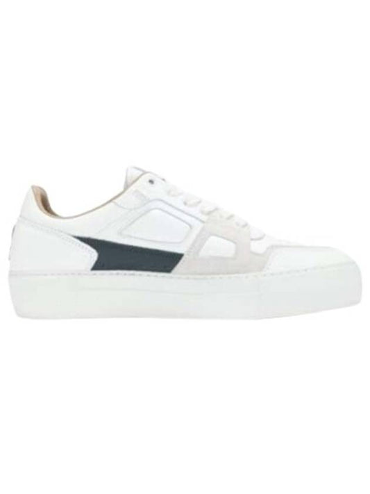 De Coeur Leather Low Top Sneakers White - AMI - BALAAN 2