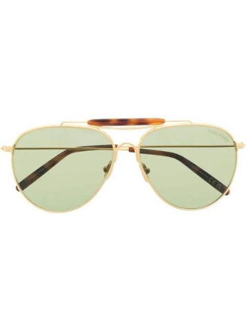 Eyewear Tinted Pilot Frame Sunglasses - TOM FORD - BALAAN 1