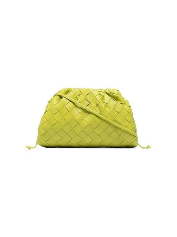 Intrecciato Mini Pouch Bag Kiwi - BOTTEGA VENETA - BALAAN 1