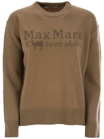 VERONICA - Wool and cashmere crew-neck sweater - S MAX MARA - BALAAN 1