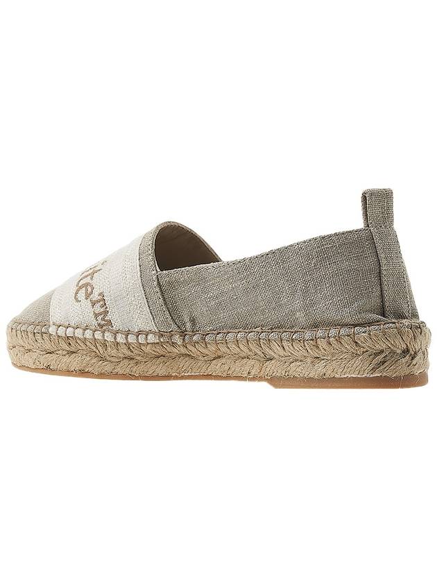 Logo Canvas Espadrilles Beige - OFF WHITE - BALAAN.