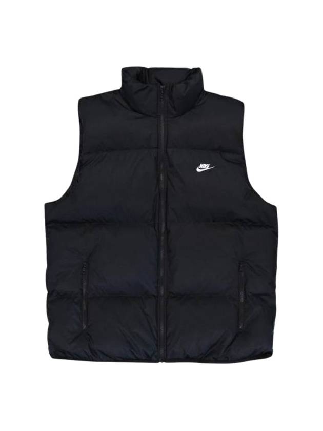 Men's Club Puffer Vest Black - NIKE - BALAAN 1