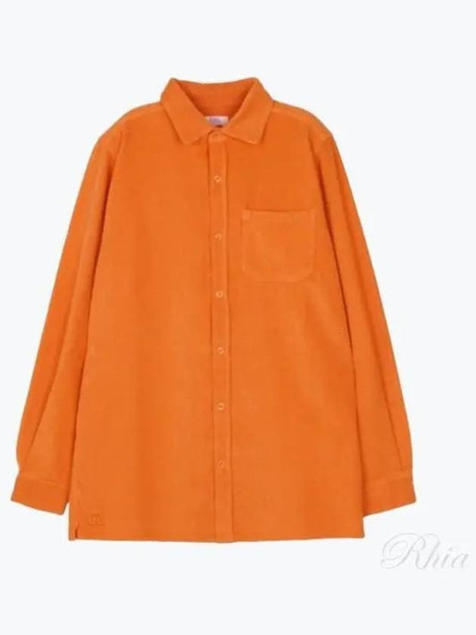 RL logo embroidered corduroy shirt 06B002 ORANGE - ERL - BALAAN 1