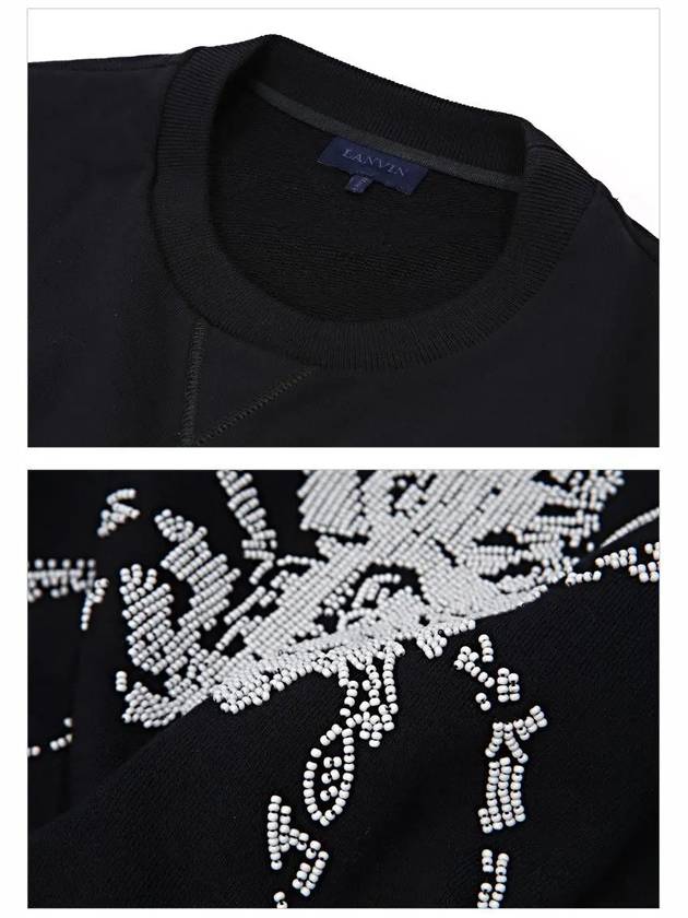 Spangled Spider Sweatshirt black - LANVIN - BALAAN 7