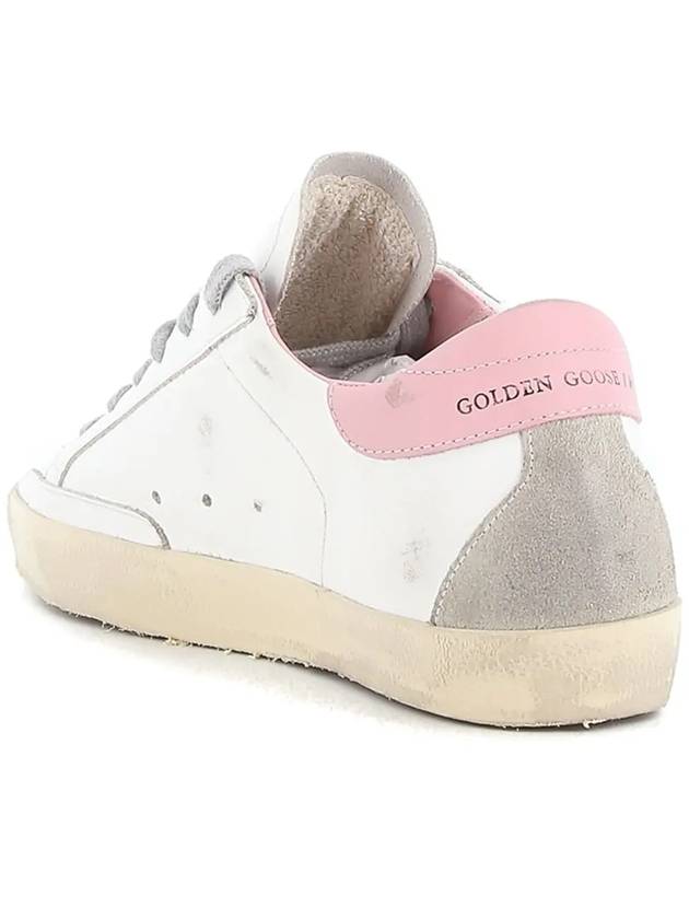 Superstar White Pink Heel Tab Sneakers - GOLDEN GOOSE - BALAAN 5