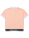 Loose fit poly golf t-shirt CORAL - WHITEBALL - BALAAN 8