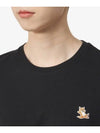 Chillax Fox Patch Regular Short Sleeve T-Shirt Black - MAISON KITSUNE - BALAAN 6