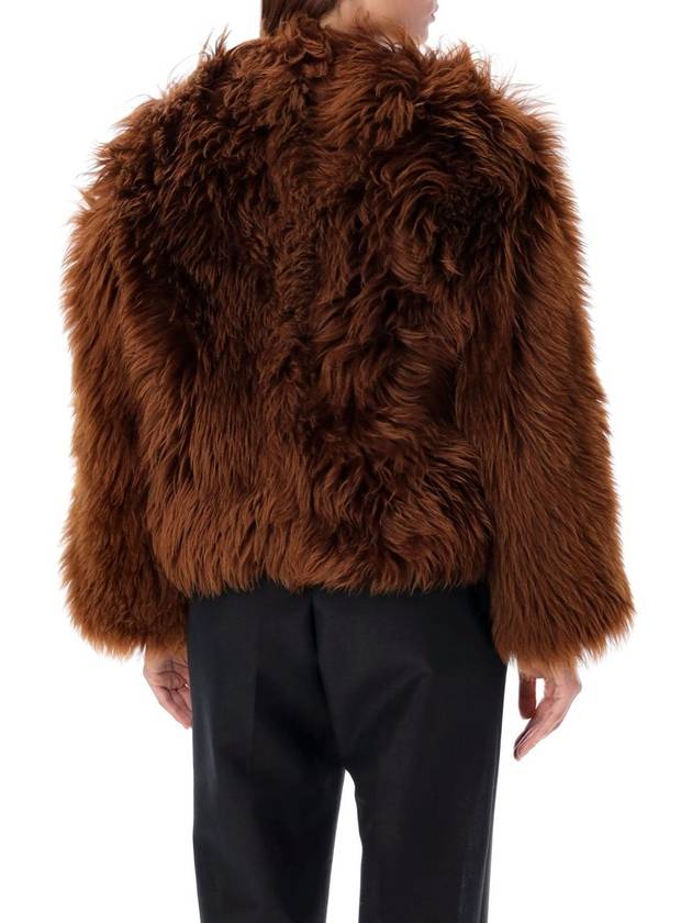 Tom Ford Cropped Curly Shearling Jacket - TOM FORD - BALAAN 2