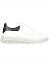 Oversized Clear Sole Low Top Sneakers Black White - ALEXANDER MCQUEEN - BALAAN 2