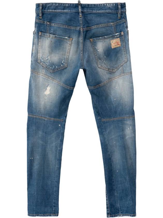 Men's Bike Dispatch Skinny Jeans Blue - DSQUARED2 - BALAAN 3