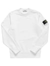 Wappen Patch Garment Dyed Sweatshirt White - STONE ISLAND - BALAAN 3