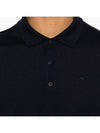 Noel Light Merino Long Sleeve Polo Shirt Navy - J.LINDEBERG - BALAAN 6