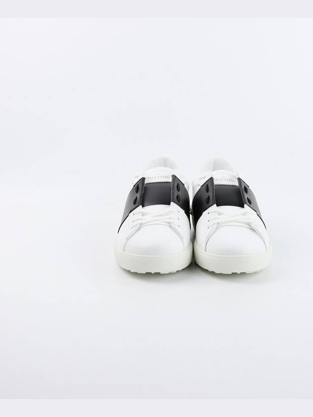 Men's Hidden Open Low Top Sneakers Black - VALENTINO - BALAAN.