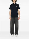 Pique Stretch Cotton Short Sleeve Polo Shirt Navy - STONE ISLAND - BALAAN 3