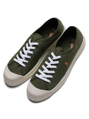 30 points paid essence 100 canvas cap toe sneakers green - POLO RALPH LAUREN - BALAAN 1