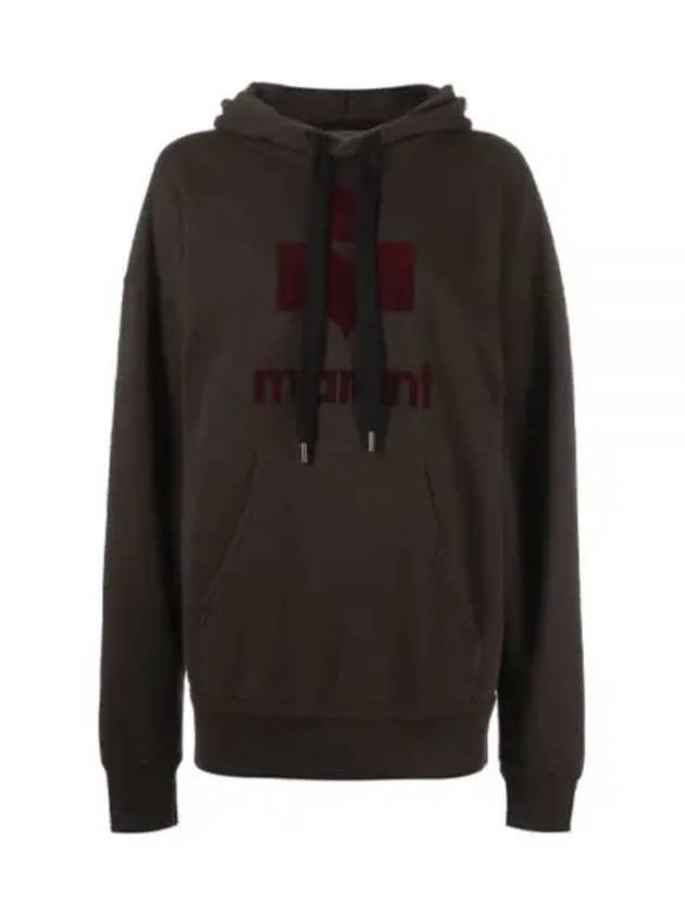 Mansel Big Logo Hoodie Faded Black - ISABEL MARANT - BALAAN 2