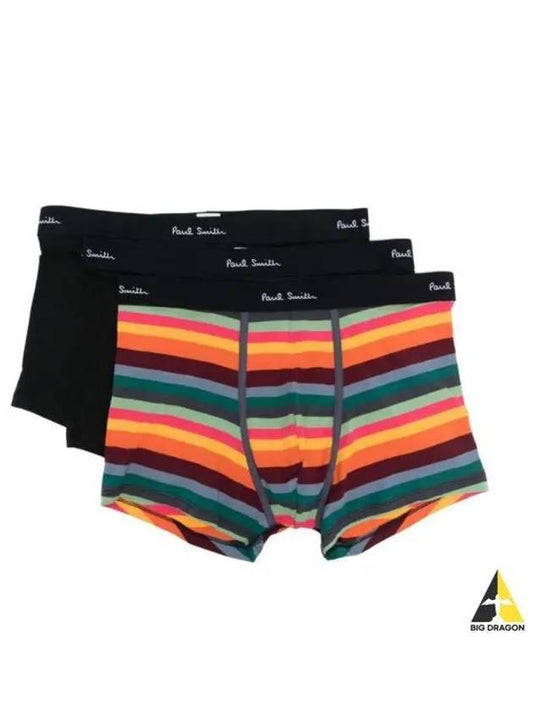 Cotton Boxer 3 Pack Underwear Black M1A914CA3PCKD - PAUL SMITH - BALAAN 1