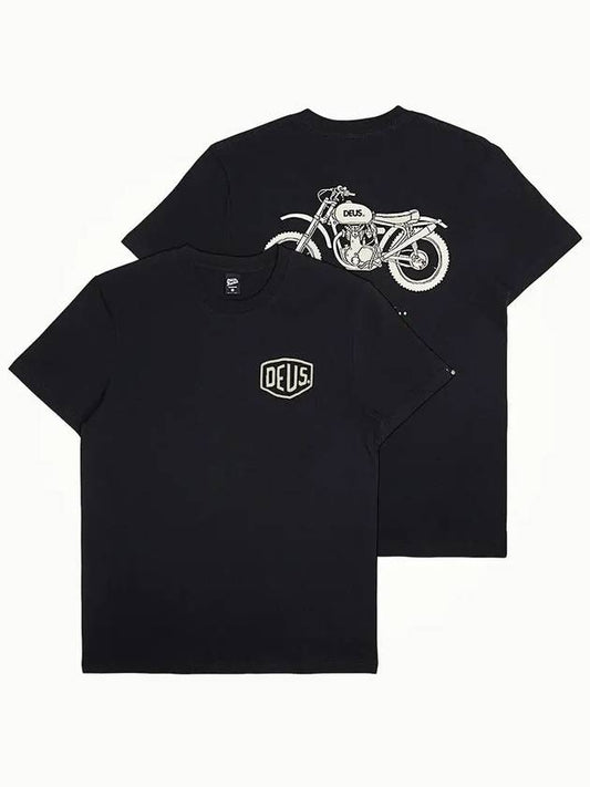 24 Season Deus Parrilla Short Sleeve T Shirt Black DMP241438A - DEUS EX MACHINA - BALAAN 1