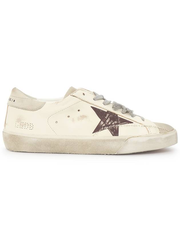 Super Star Leather Suede Low Top Sneakers White - GOLDEN GOOSE - BALAAN 6