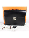 Sac A D peche Black Silver Calfskin Y Engraved 20 Year Old - HERMES - BALAAN 2