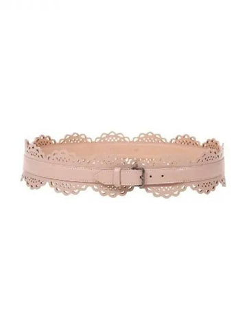 Perforated leather belt - ALAIA - BALAAN 1