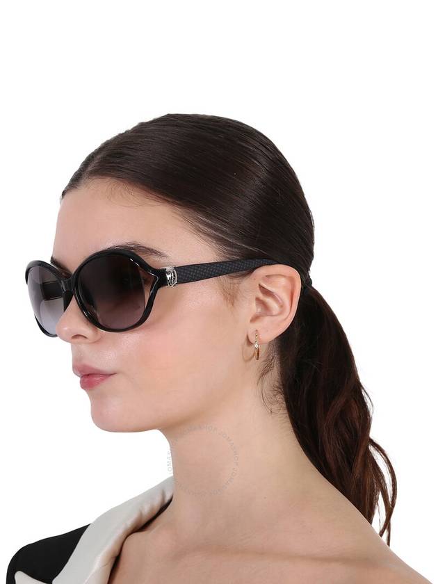 Eyewear Oval Sunglasses Black - SALVATORE FERRAGAMO - BALAAN 3