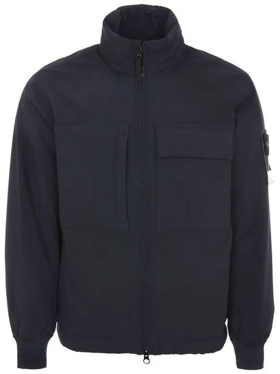 Soft Shell Pocket Jacket Navy - STONE ISLAND - BALAAN 2