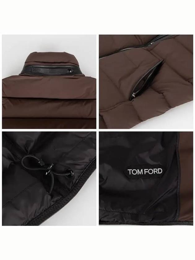 OGD002 FMP007 KB506 High neck nylon down padded vest - TOM FORD - BALAAN 6