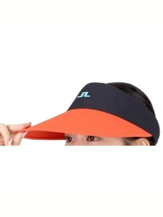 Women's Vilma Big Visor Orange Black - J.LINDEBERG - BALAAN 2