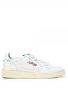 Men's Medalist Leather Low Top Sneakers White - AUTRY - BALAAN 2