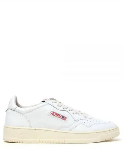 Men's Medalist Leather Low Top Sneakers White - AUTRY - BALAAN 2