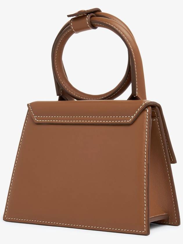 Coil Handle Le Chiquito Tote Bag Brown - JACQUEMUS - BALAAN 6