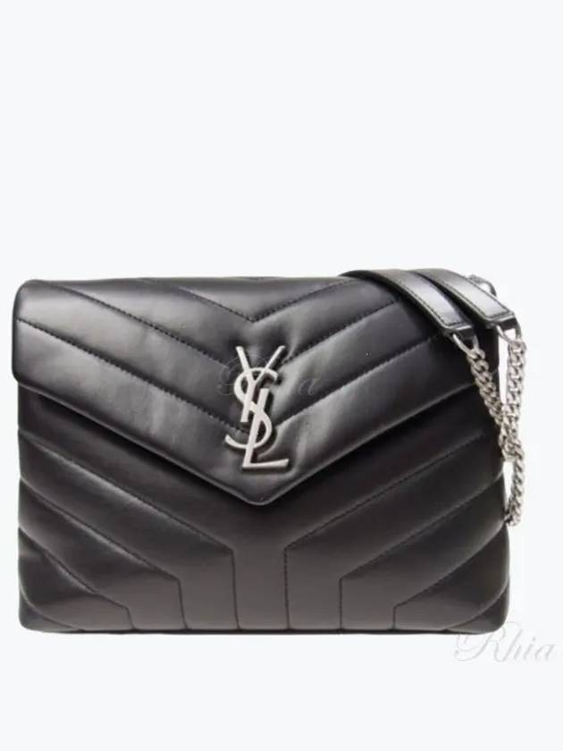 Matelasse Lulu Quilted Small Shoulder Bag Black - SAINT LAURENT - BALAAN 2