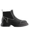 Everyday Low Chelsea Boots Black - GANNI - BALAAN 2