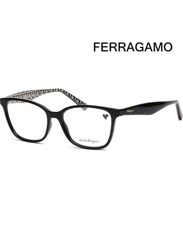 Ferragamo glasses frame SF2918 001 square horn frame - SALVATORE FERRAGAMO - BALAAN 7