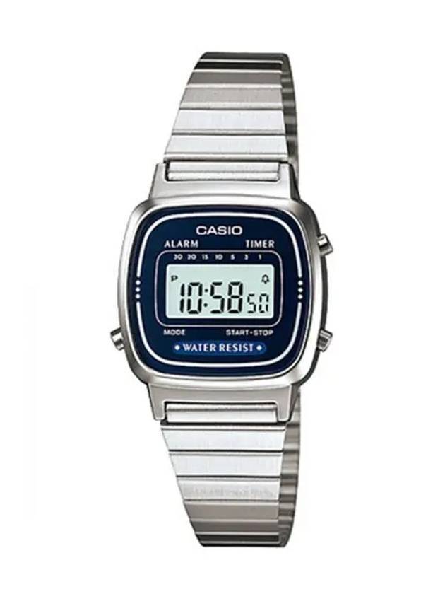 Women's Digital Quartz Metal Watch Silver - CASIO - BALAAN 1