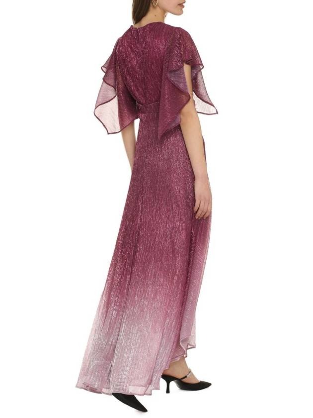 Talbot Runhof Lurex Draped Dress - TALBOT RUNHOF - BALAAN 4