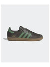 Samba OG Leather Low Top Sneakers Shadow Olive - ADIDAS - BALAAN 2