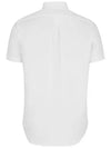 Logo Button Down Short Sleeve Shirt White - POLO RALPH LAUREN - BALAAN 4