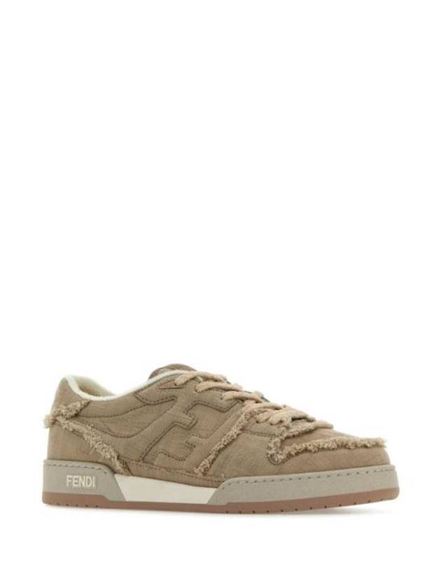 Match Low Top Sneakers Beige - FENDI - BALAAN 3