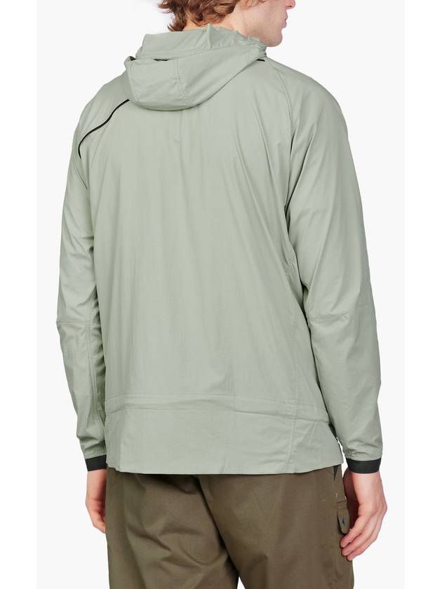 Men's Nal Hooded Windbreaker Swamp Green - KLATTERMUSEN - BALAAN 6