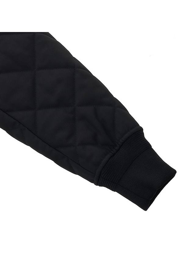 Diamond Quilted Thermoregulated Jacket Black - BURBERRY - BALAAN 6