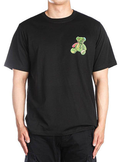 Teddy Bear Print Short Sleeve T-Shirt Black - PAUL SMITH - BALAAN 2