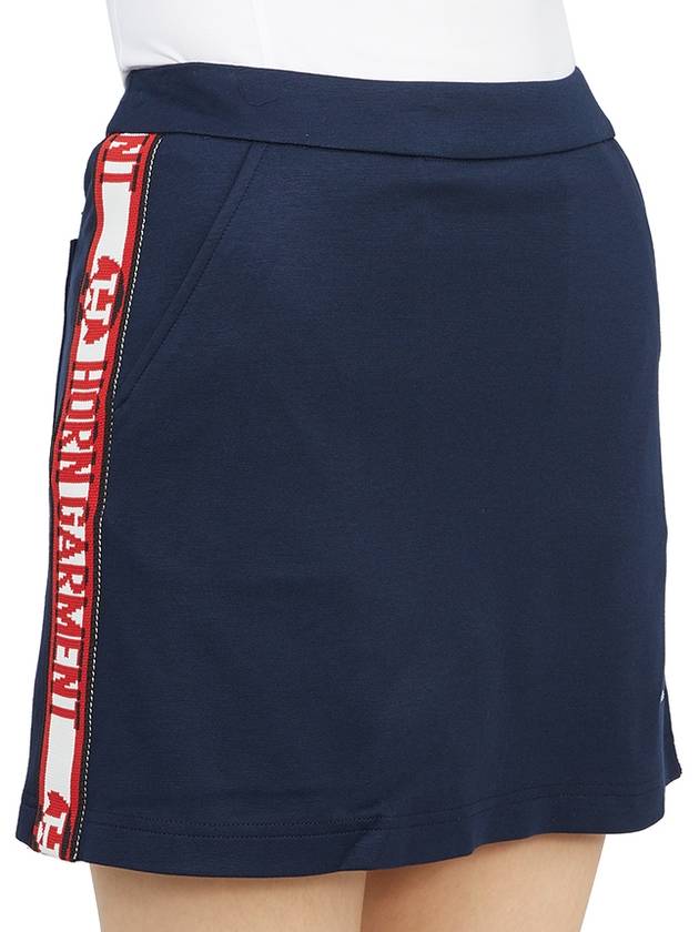 Women's Golf Over Mini Skirt Navy - HORN GARMENT - BALAAN 10