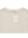 Women's round neck knit KN34IV IVORY - LOW CLASSIC - BALAAN 6