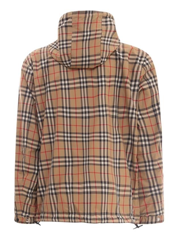 Reversible Vintage Check Hooded Jacket Archive Beige - BURBERRY - BALAAN 3