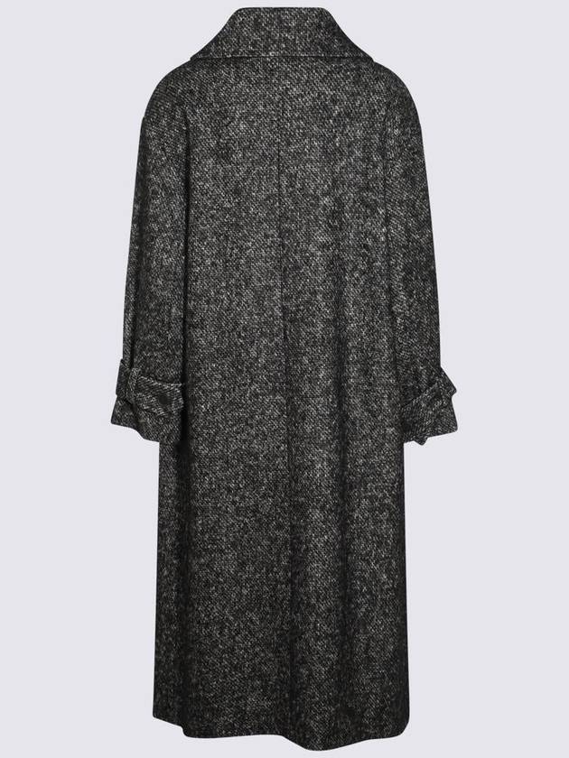 Antonelli Dark Grey Wool Coat - ANTONELLI - BALAAN 2