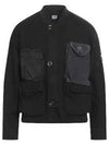 50 Fili Gum Lens Medium Zip-Up Jacket Black - CP COMPANY - BALAAN 2