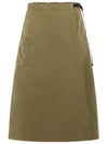 Women's OG Alpha Wrap A-Line Skirt Camel - OFFGRID - BALAAN 2